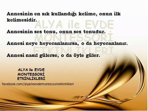 Bir Anne Neyse Çocuğu da O Olur