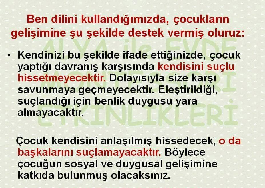 Ben Dili Çocuklarla İletişim Sanatı