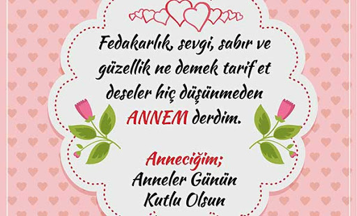 Anneler Günü İle İlgili Resimli Kutlama Mesajları