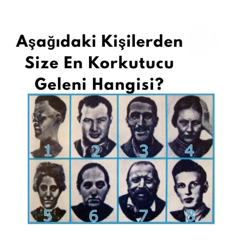 Size En Korkutucu Geleni Hangisi? Szondi Kişilik Testi İle Kendinizi Keşfedin