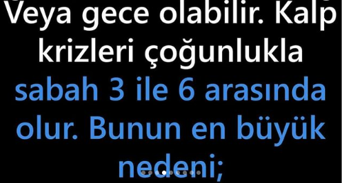 İnsanlar Neden Gece Kalp Krizi Geçirir? Mutlaka Bilmeniz Gereken Bilgi