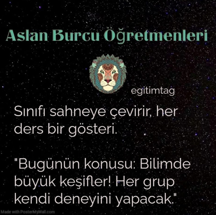 Burçlar ve Öğretmenler
