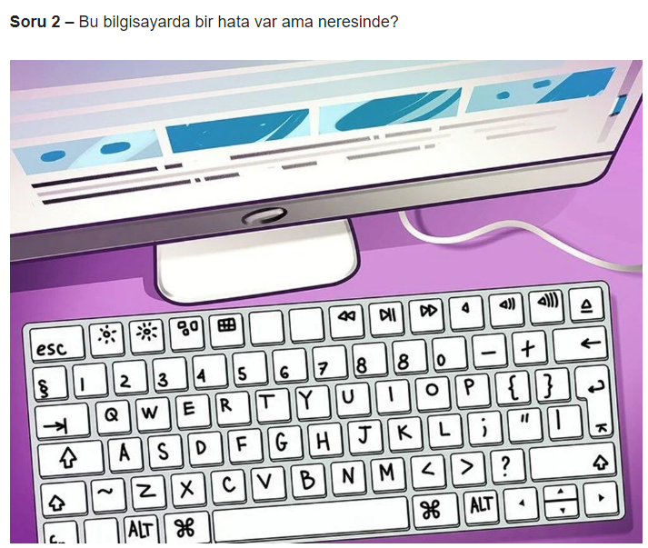 Bu Resimlerdeki Mantık Hatalarını Bulun