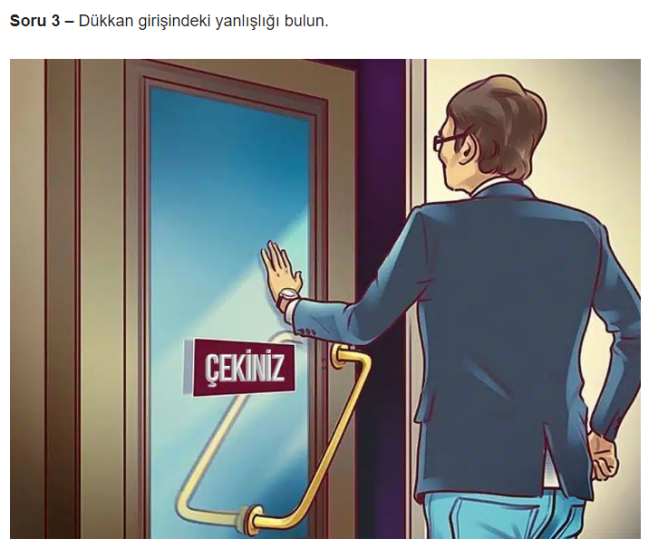 Bu Resimlerdeki Mantık Hatalarını Bulun