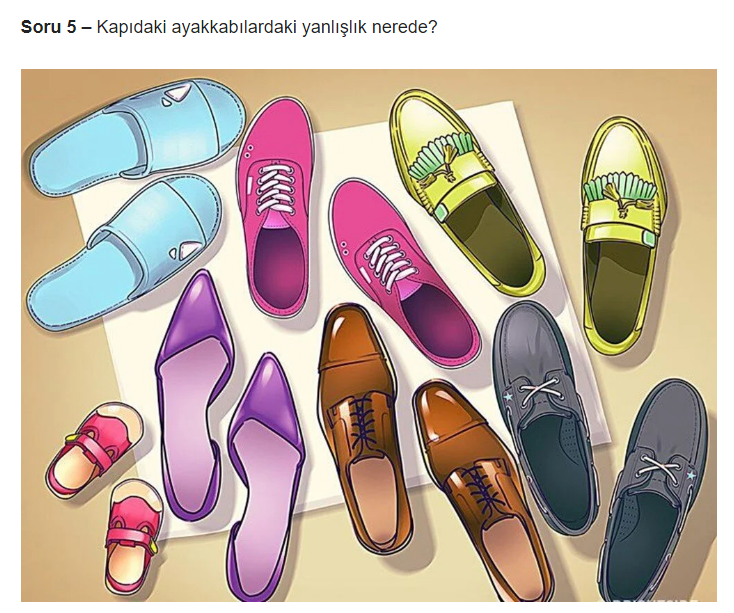 Bu Resimlerdeki Mantık Hatalarını Bulun