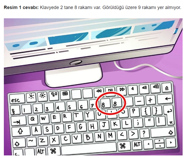 Bu Resimlerdeki Mantık Hatalarını Bulun