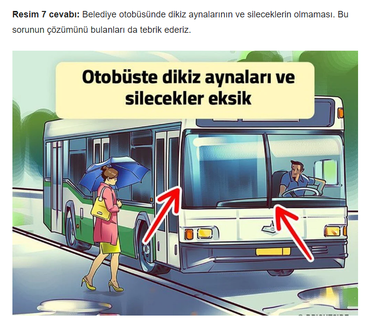 Bu Resimlerdeki Mantık Hatalarını Bulun