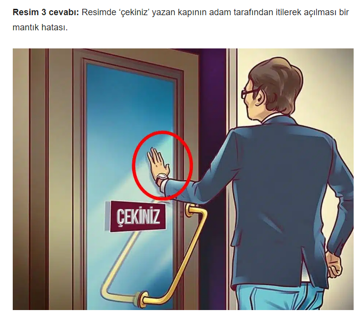 Bu Resimlerdeki Mantık Hatalarını Bulun