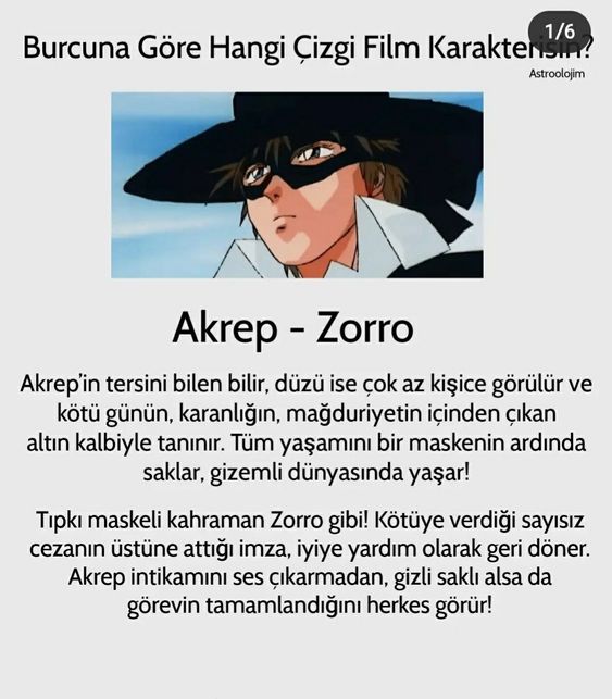 Burcuna Göre Hangi Çizgi Film Kahramanısın?