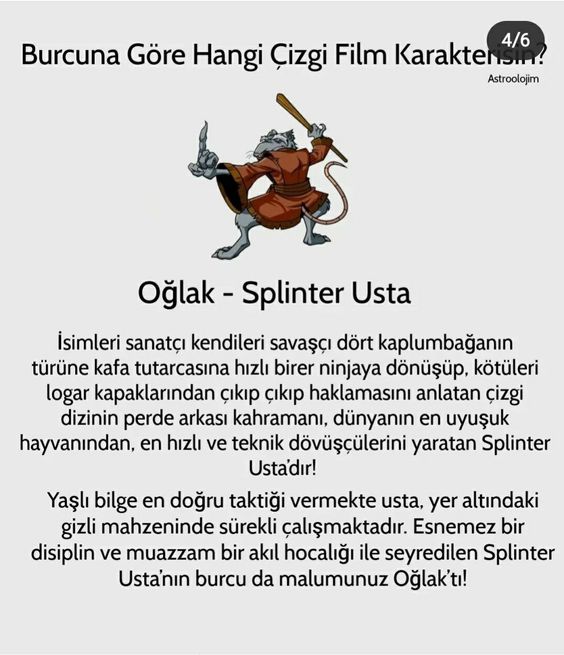 Burcuna Göre Hangi Çizgi Film Kahramanısın?