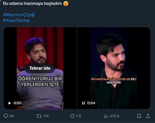 Yusuf Güney aylar önce böyle demişti! Maymun çiçeği paniği akıllara o sözleri getirdi