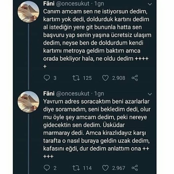 Metroda Yaşlı Bir Amcaya Denk Gelen Kişinin Tüyleri Diken Diken Eden Floodu