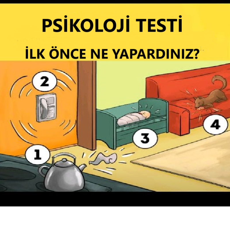 PSİKOLOJİ TESTİ: İLK ÖNCE NE YAPARDINIZ? GERÇEK KİMLİĞİNİZİ ORTAYA ÇIKARAN TEST
