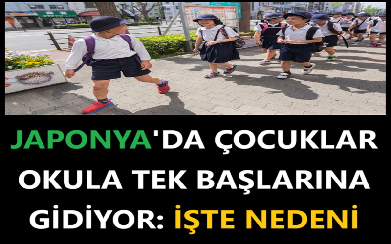 Japonya'da Çocuklar Okula Tek Başlarına Gidiyor: İşte Nedeni