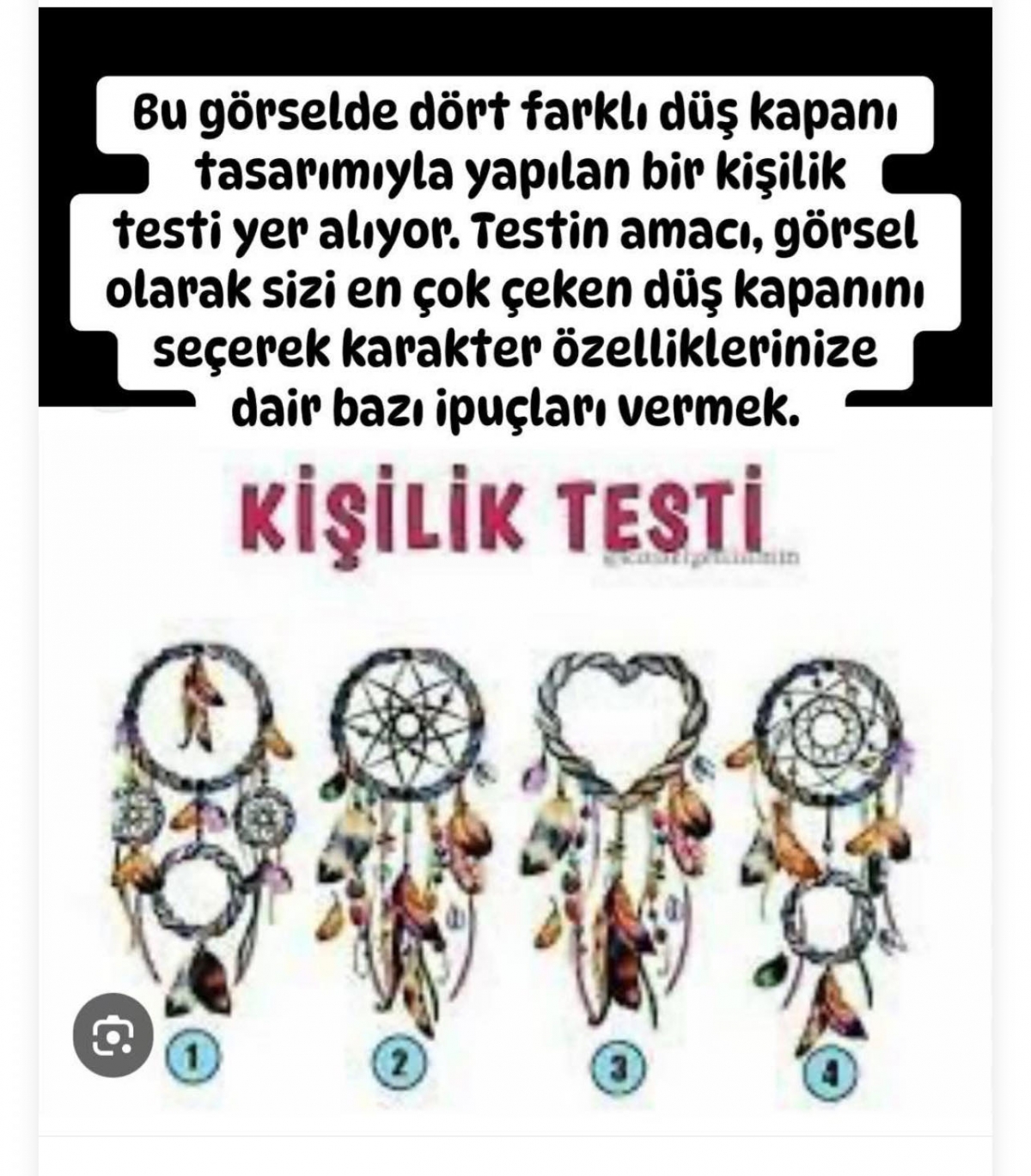 Kişilik Testi? İlk Hangisini Seçerdiniz?