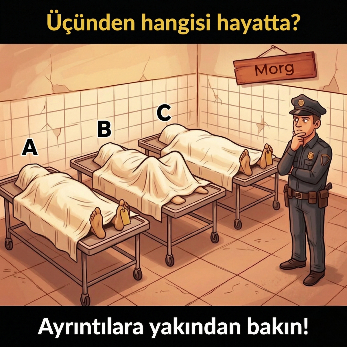 Üçünden Hangisi Hayatta? Doğru Cevabı Asla Tahmin Edemezsiniz