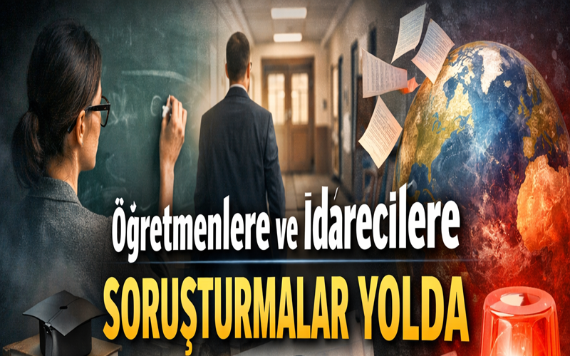 Öğretmenlere ve İdarecilere Soruşturmalar Yolda