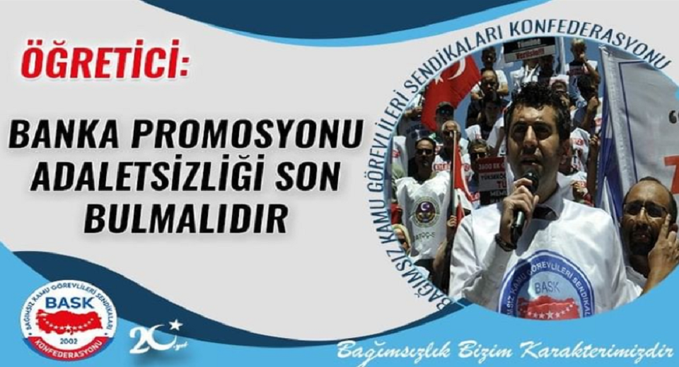 BANKA PROMOSYONU ADALETSİZLİĞİ SON BULMALIDIR