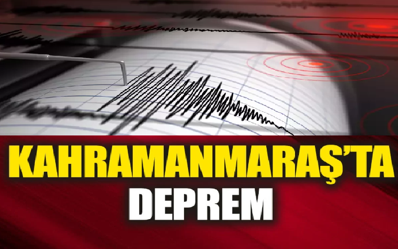 Son Dakika:  Kahramanmaraş'ta korkutan deprem